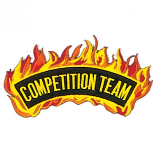 Martial Arts Team Patch 5 Inch Sew-On Badge for Competition & Training