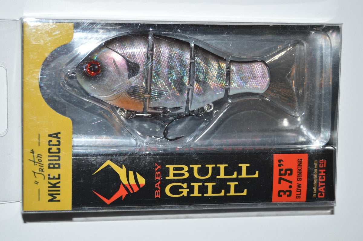 Swimbait Lure 3.75 Inch Slow Sinking Violet Brim Fish Lure - Catch Co
