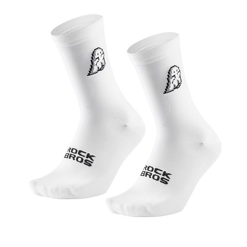 Breathable Cycling Socks 2-3 Pack - Athletic Crew Bike Socks for Men & Women