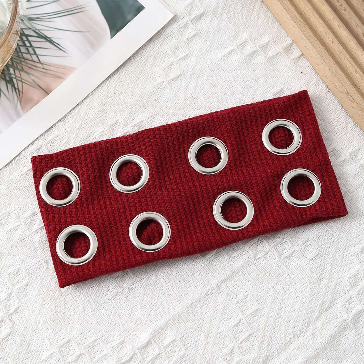 Unisex Wide Elastic Sports Headband for Men Women Moisture Wicking Sweat Band