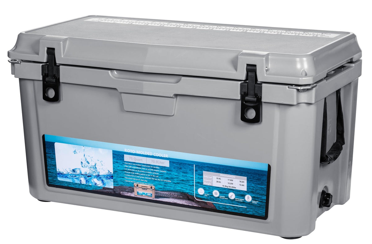 Extra Thick Insulation Camping Cooler - Multiple Sizes Keep Ice Up to 7 Days