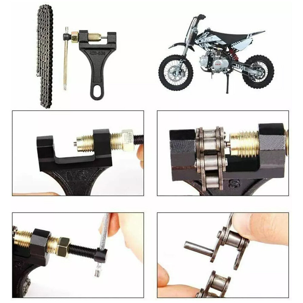 Bicycle Chain Breaker Tool for 420-530 Chain Links - Dirt Bike Repair