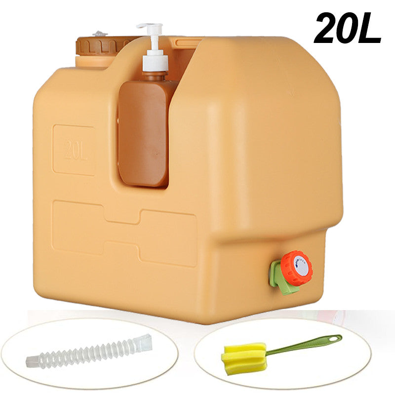 20L Outdoor Water Container with Spigot for Camping and Emergency Use