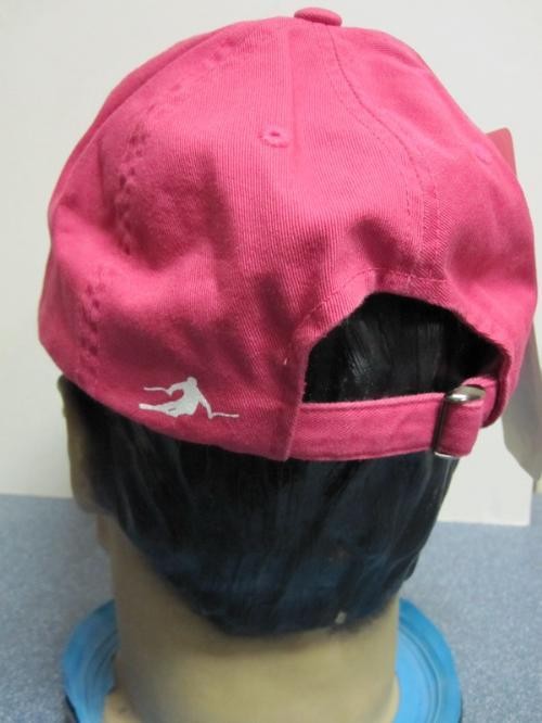 Women's Pink Twill Low Profile Adjustable Ball Cap - New