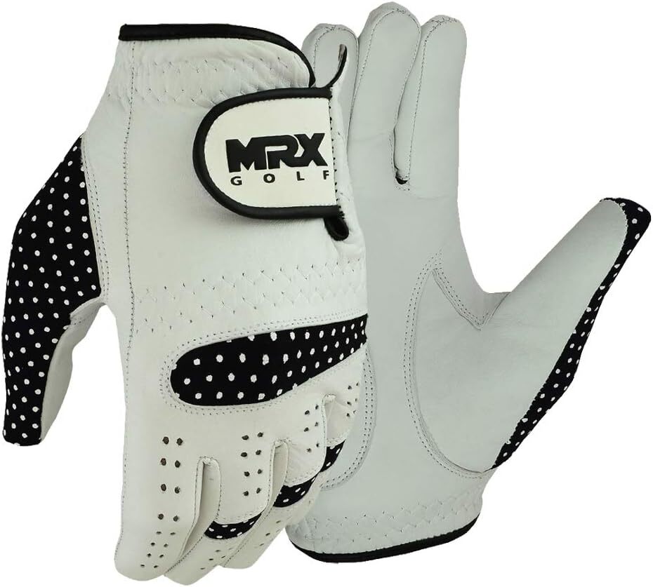 Women's Golf Gloves Soft Fit Cabretta Leather Lycra - Left Hand Golf Glove