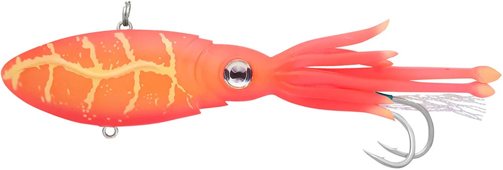 Saltwater Squid Jig Vibe Lure 6 Inch for Casting and Jigging
