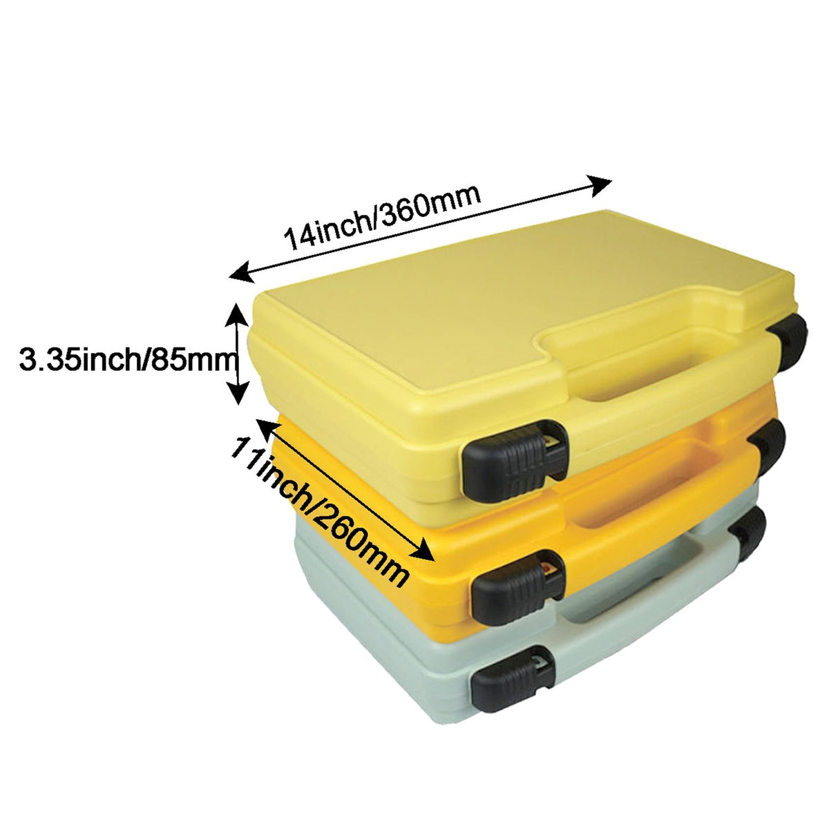 Large Fly Storage Box for Salmon & Saltwater Flies - Click Lock Foam Organizer