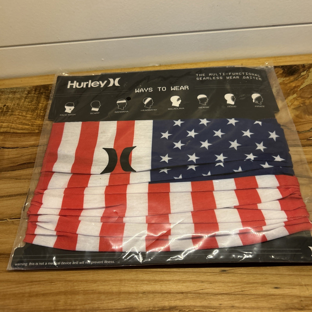 Multi-Function American Flag Gaiter Face Mask Scarf - Seamless Neck Cover