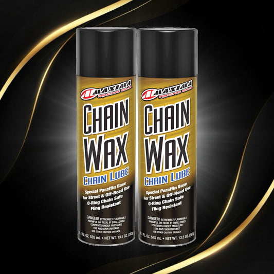 Motorcycle Chain Wax Lubricant 13.5 oz Pack of 2 - Protect & Maintain Chains