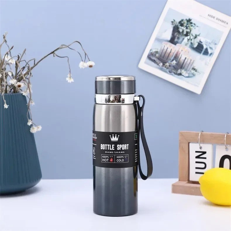 40 oz Insulated Stainless Steel Water Bottle - Wide Mouth Thermos Flask