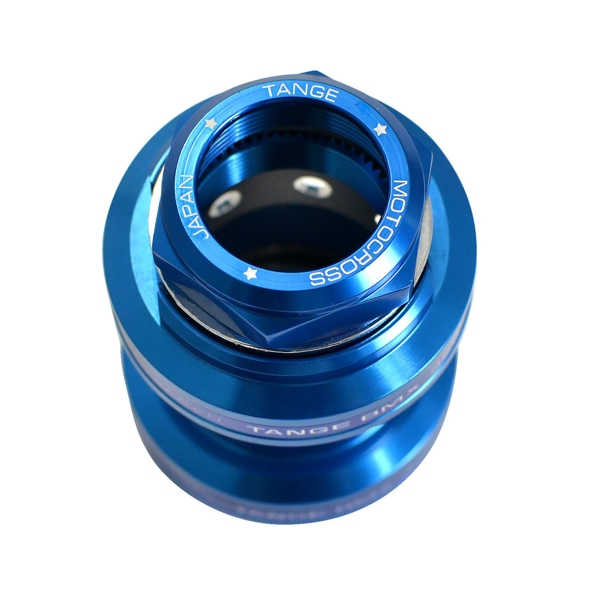 BMX Bicycle Headset 1 Inch Threaded Alloy Cup - Blue, Tange MX320