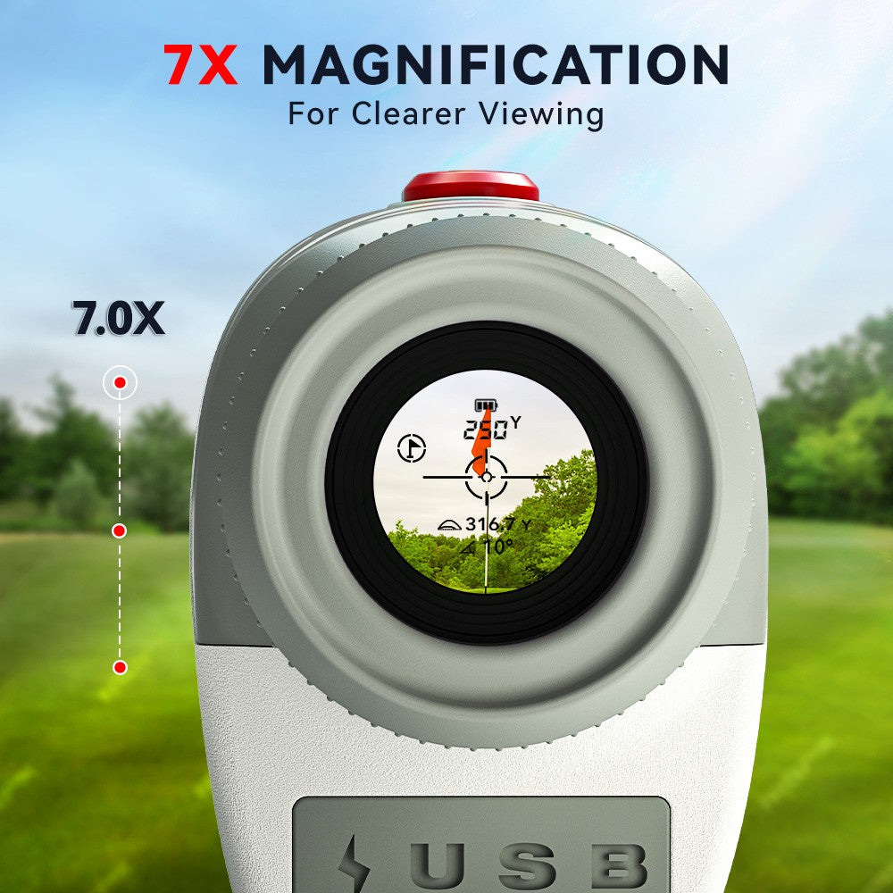 1200 Yards Laser Range Finder for Golf Slope & Distance Measurement