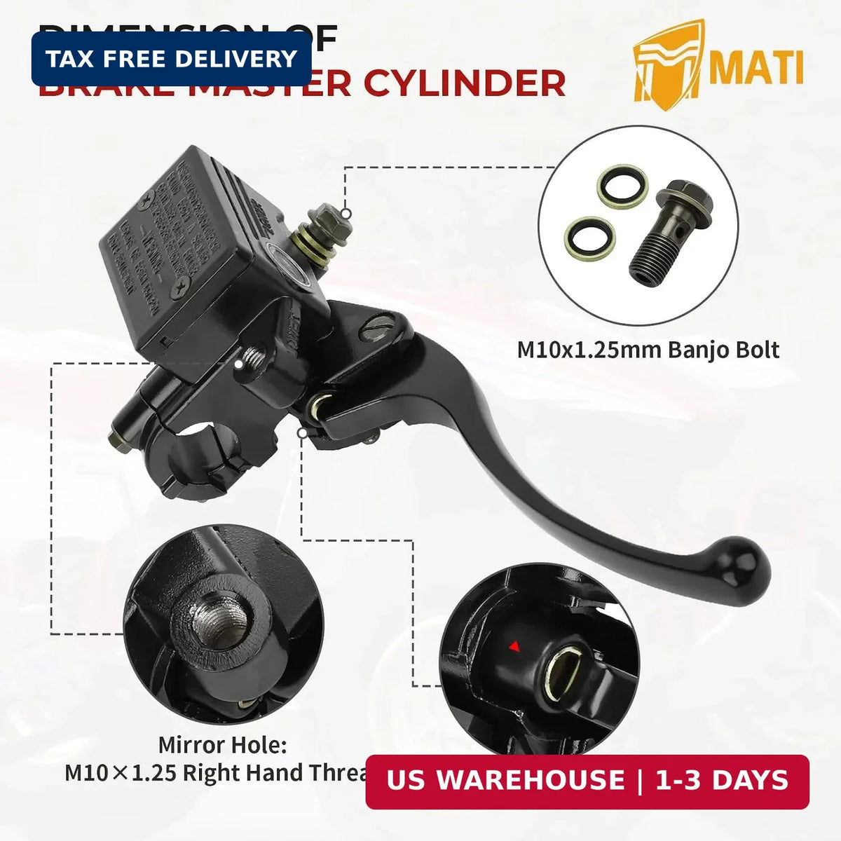 Honda ATV Front Brake Master Cylinder Replacement - TRX300 TRX350 TRX400