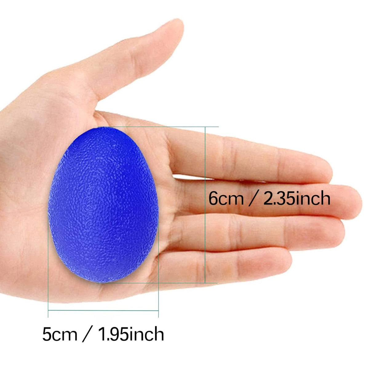 Multicolor Silicone Hand Exercise Balls - 3 Pack for Grip Strengthening