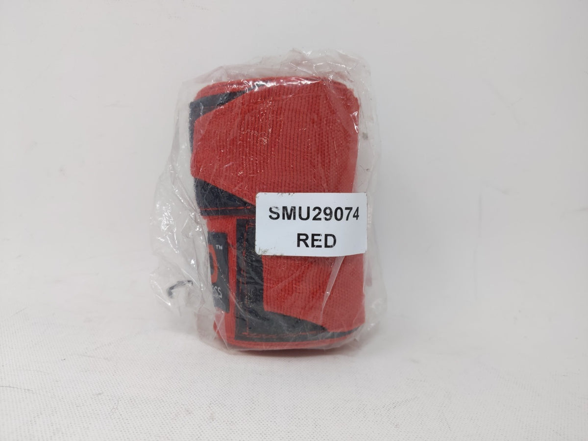 Kickbox Fitness Wraps Pair - 30 Min Boxing & Martial Arts Hand Wraps in Red