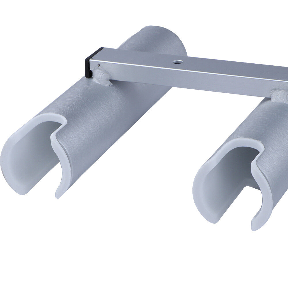Aluminum Wall-Mounted Fishing Rod Holder for Boats & Yachts - 4 Tube Rack