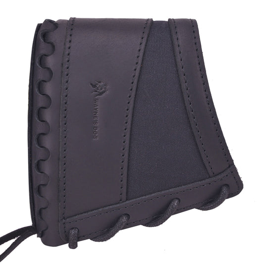 Hunting Rifle & Shotgun Recoil Pad Shoulder Protection Leather & Canvas