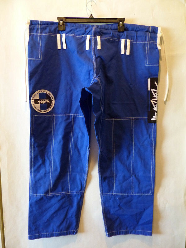 Unisex Brazilian Jiu Jitsu Two-Piece Gi Set Navy Blue Large