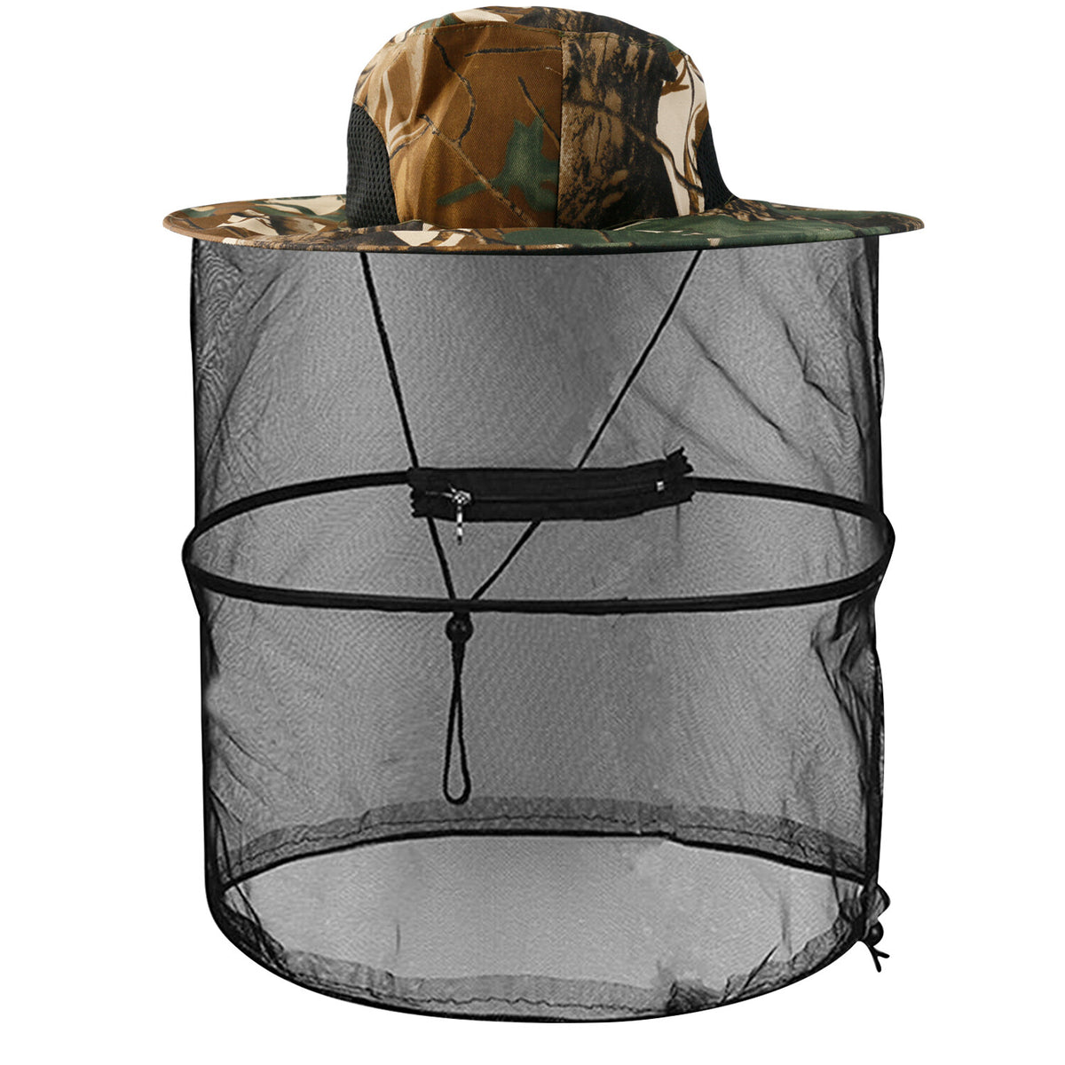 Mosquito Head Net Hat with Sun Protection for Outdoor Activities