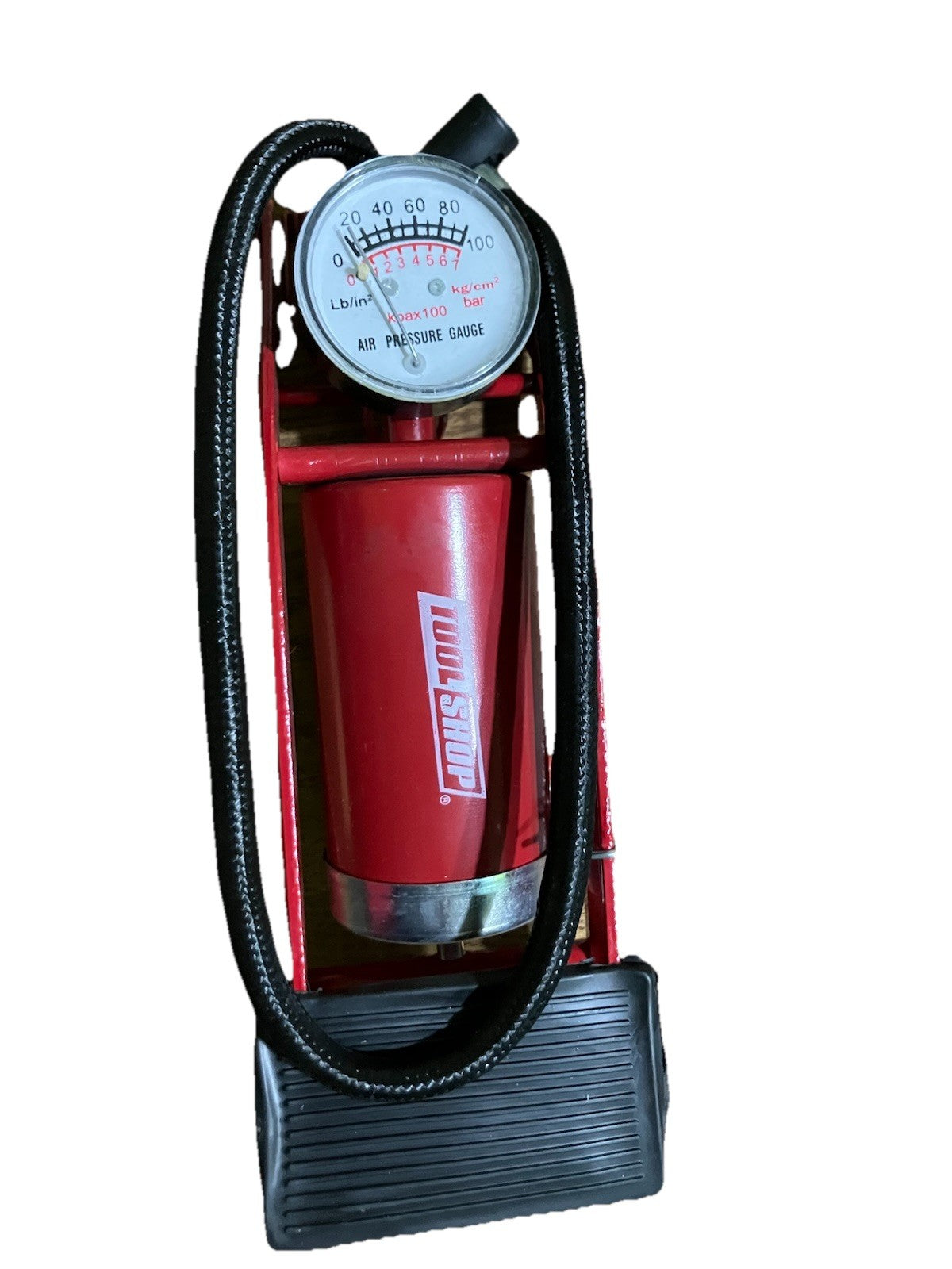 High Pressure Foot Pump for Tires, Balls & Inflatables - 100 PSI