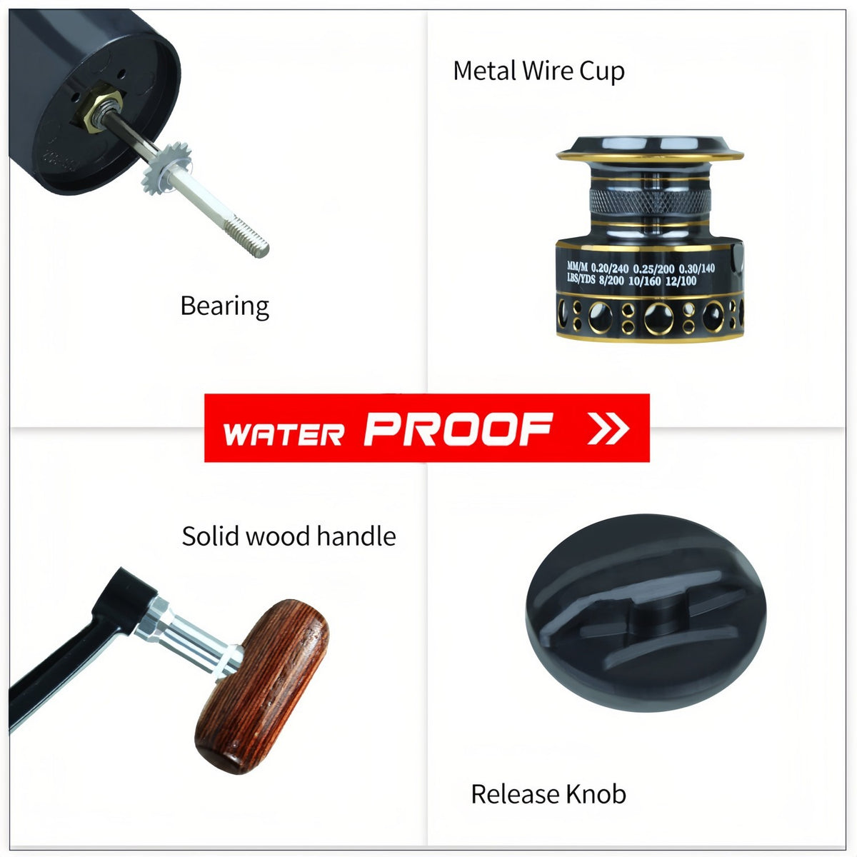 Telescopic Fishing Rod Sea Saltwater Spinning Pole Reel Combo 100M Line Full Kit