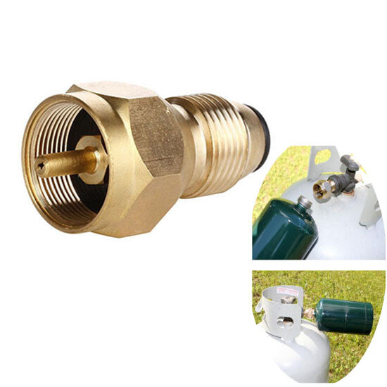 Propane Refill Adapter for 1LB Tanks - Gas Cylinder Coupler for Camping & Cooking