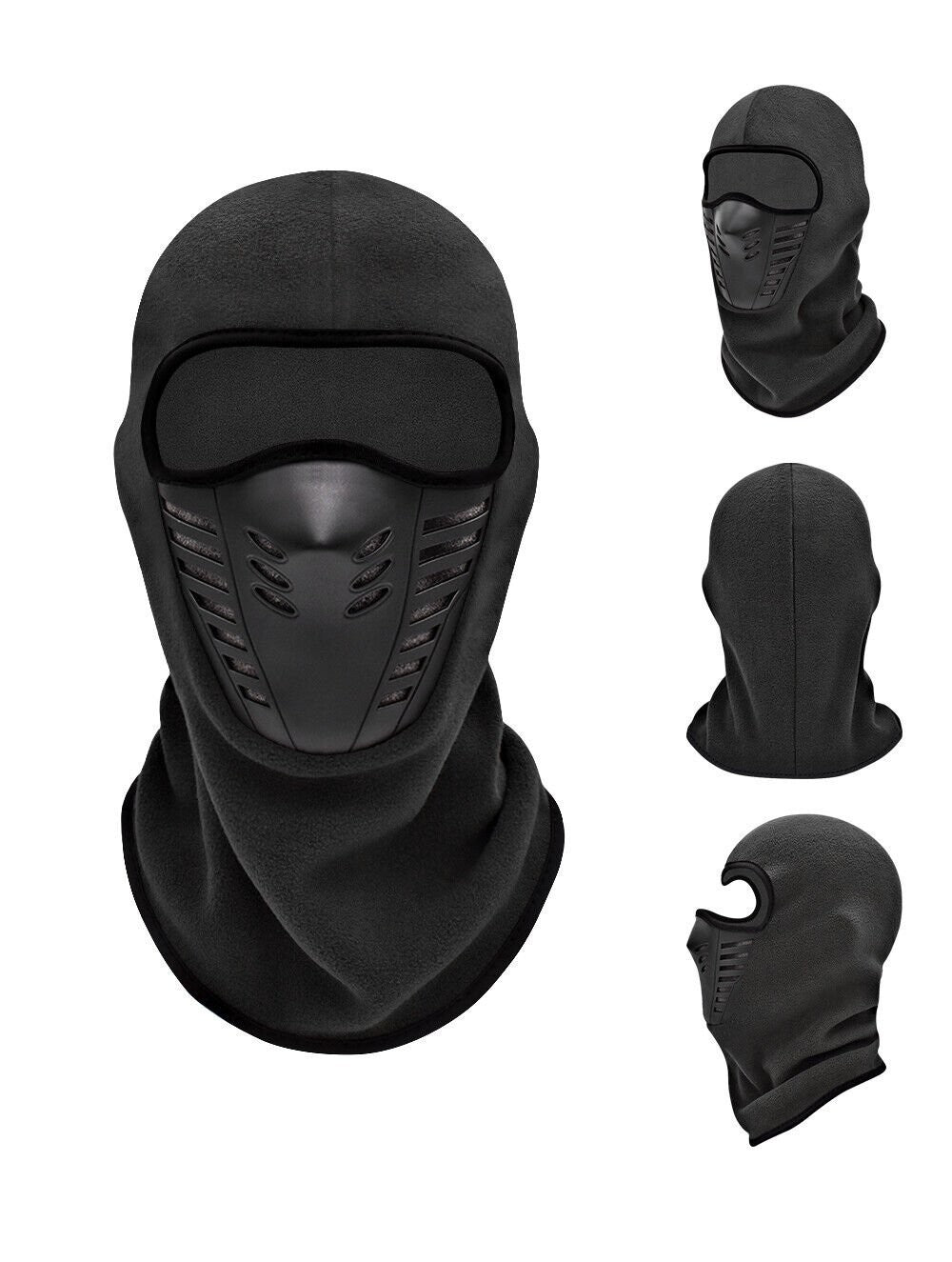 Full Face Ski Mask Balaclava Windproof Fleece Neck Warmer for Winter Outdoor Activities
