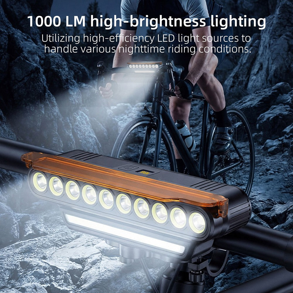 4000mAh Waterproof USB Rechargeable Bike Headlight with Remote Control