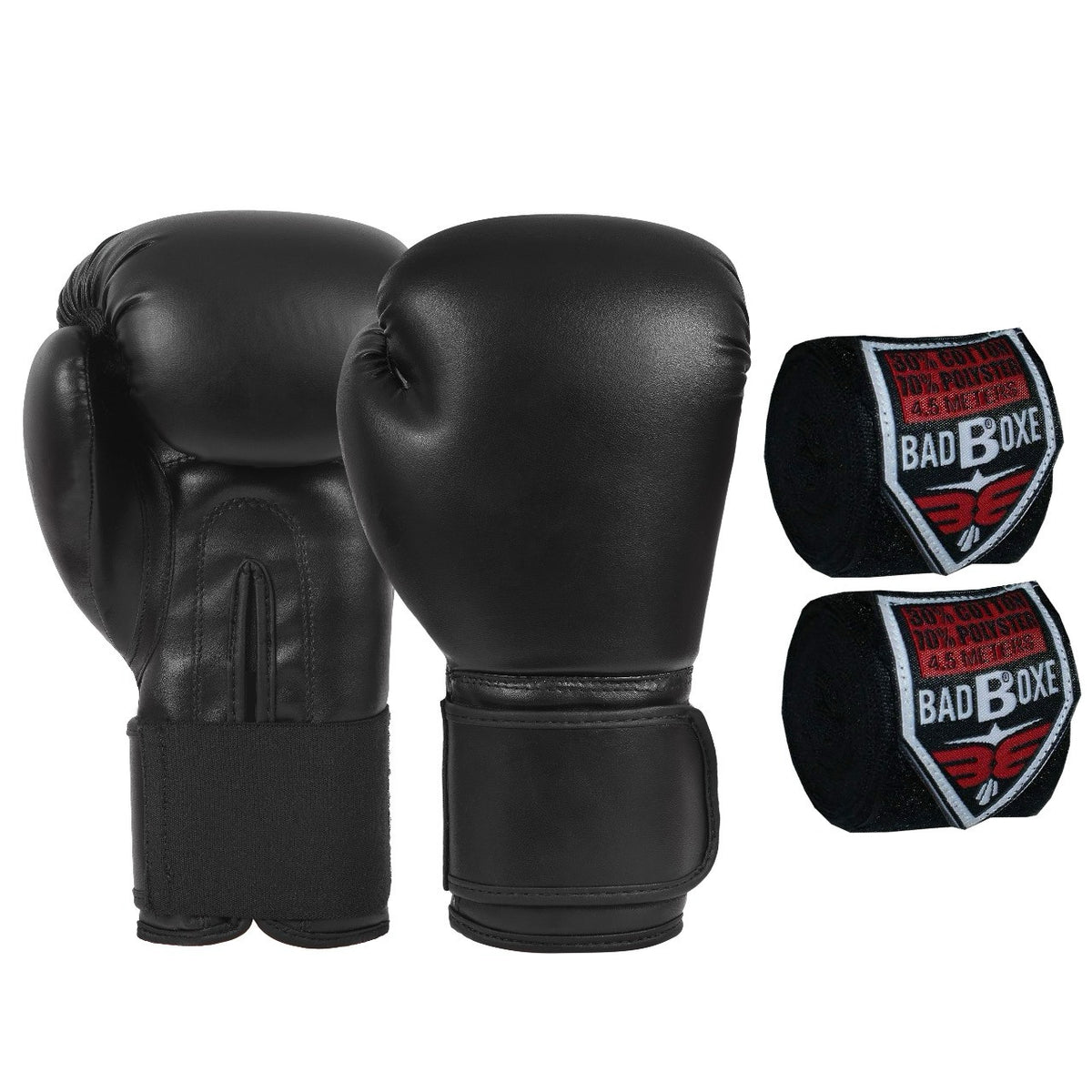 Boxing Gloves Set with Hand Wraps - Multiple Sizes Available, 5 Pair Lot