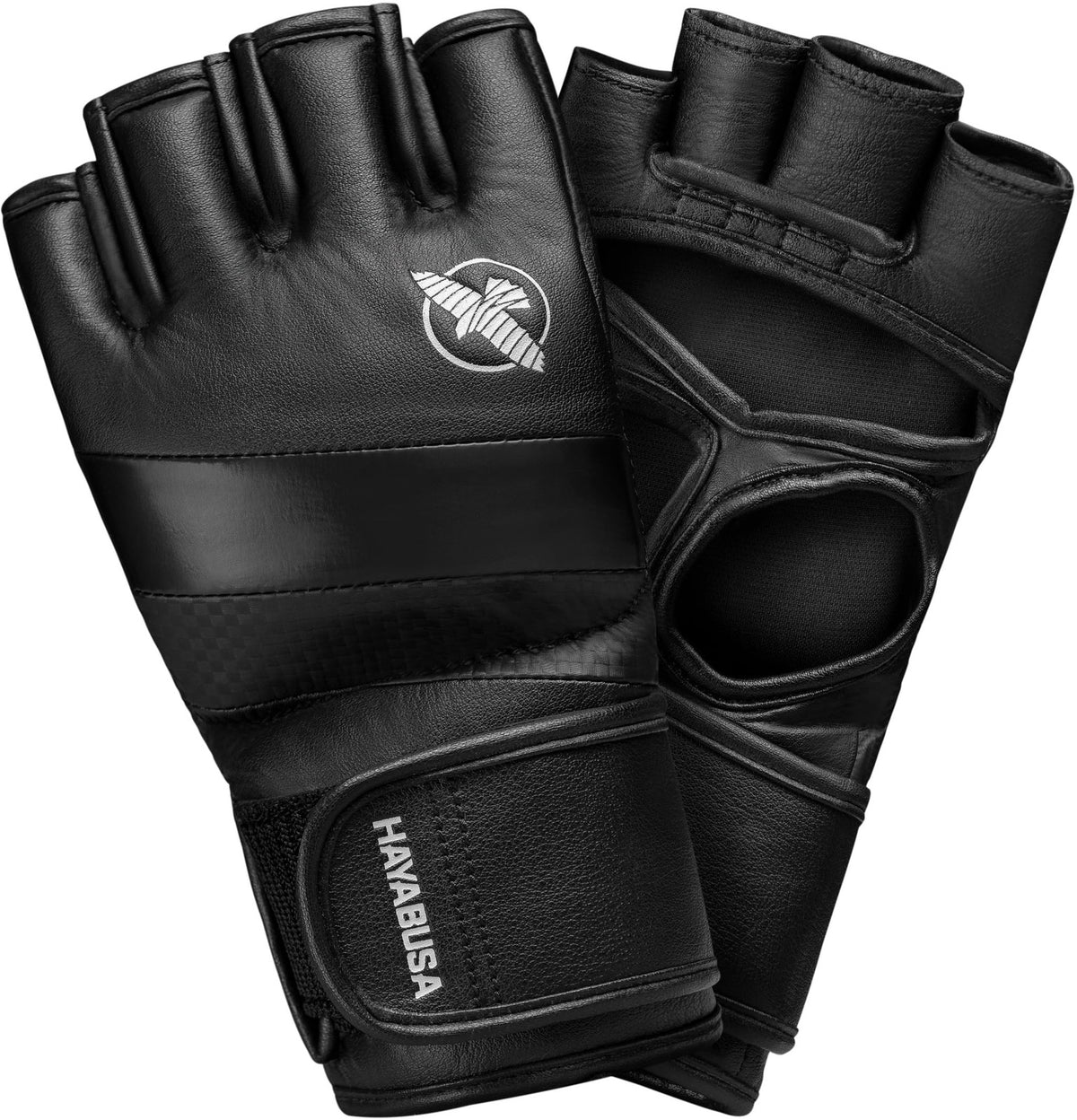 Hayabusa T3 4oz MMA Gloves for Men and Women - Black, Medium
