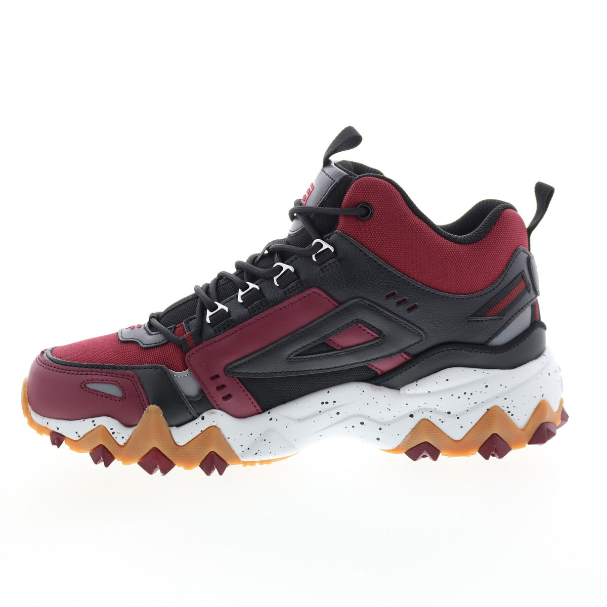 Fila Oakmont TR Trail Mid Men's Red Hiking Shoes - Size 7