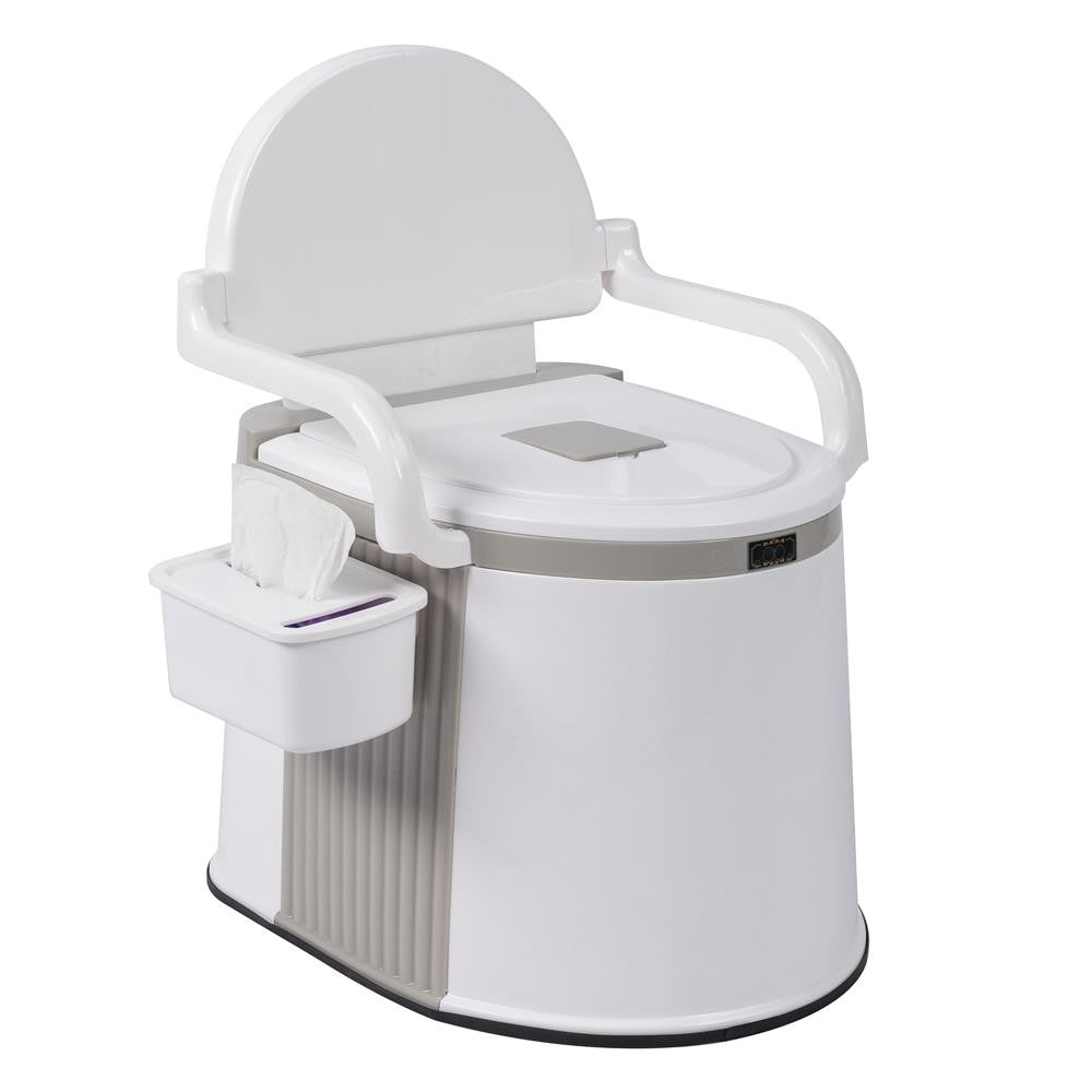 Portable Camping Toilet 5 Gallon with Tissue Box for Outdoor Travel & Hiking