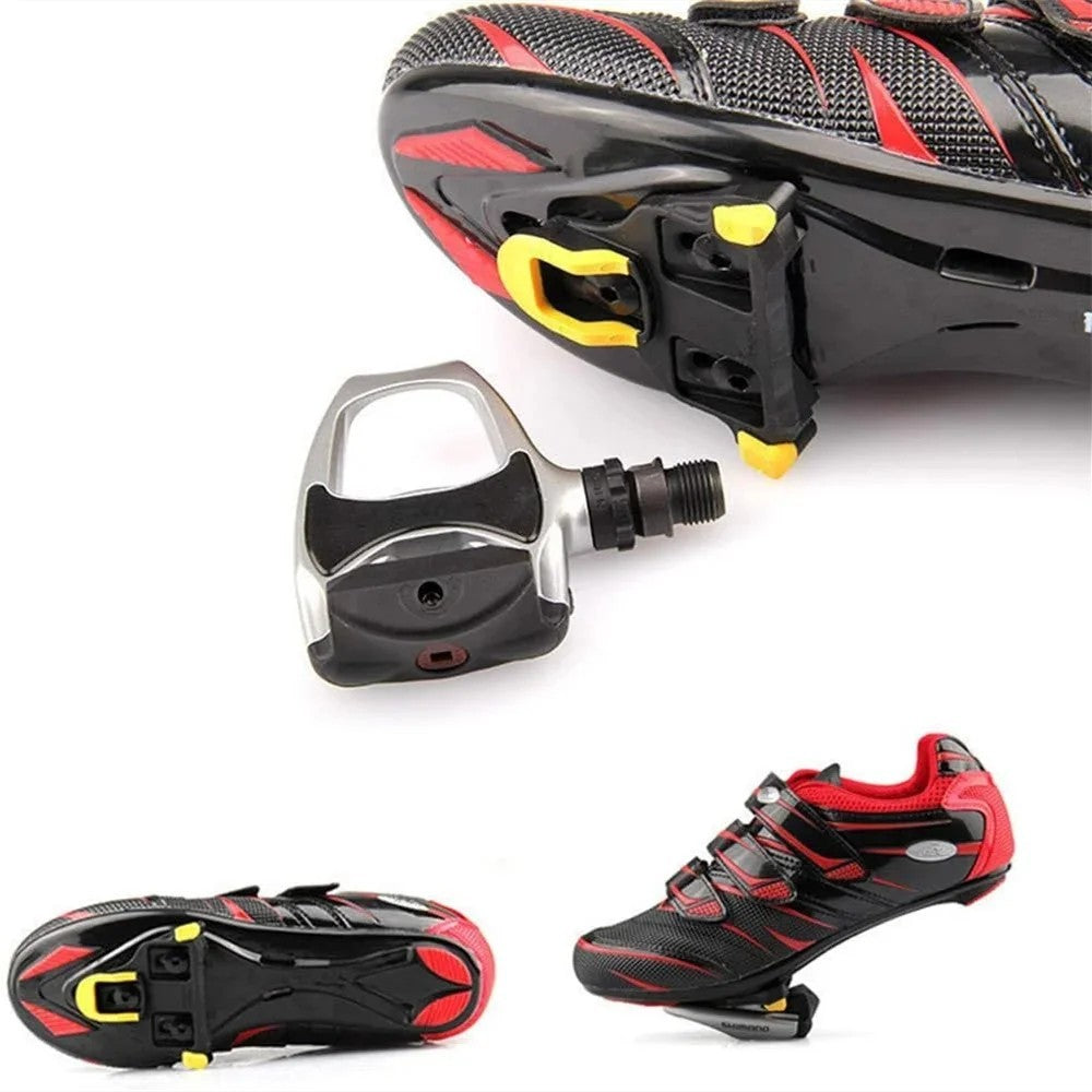 SPD SL Road Bike Cleats Self-Locking Pedal Plates for Shimano Cycling Shoes