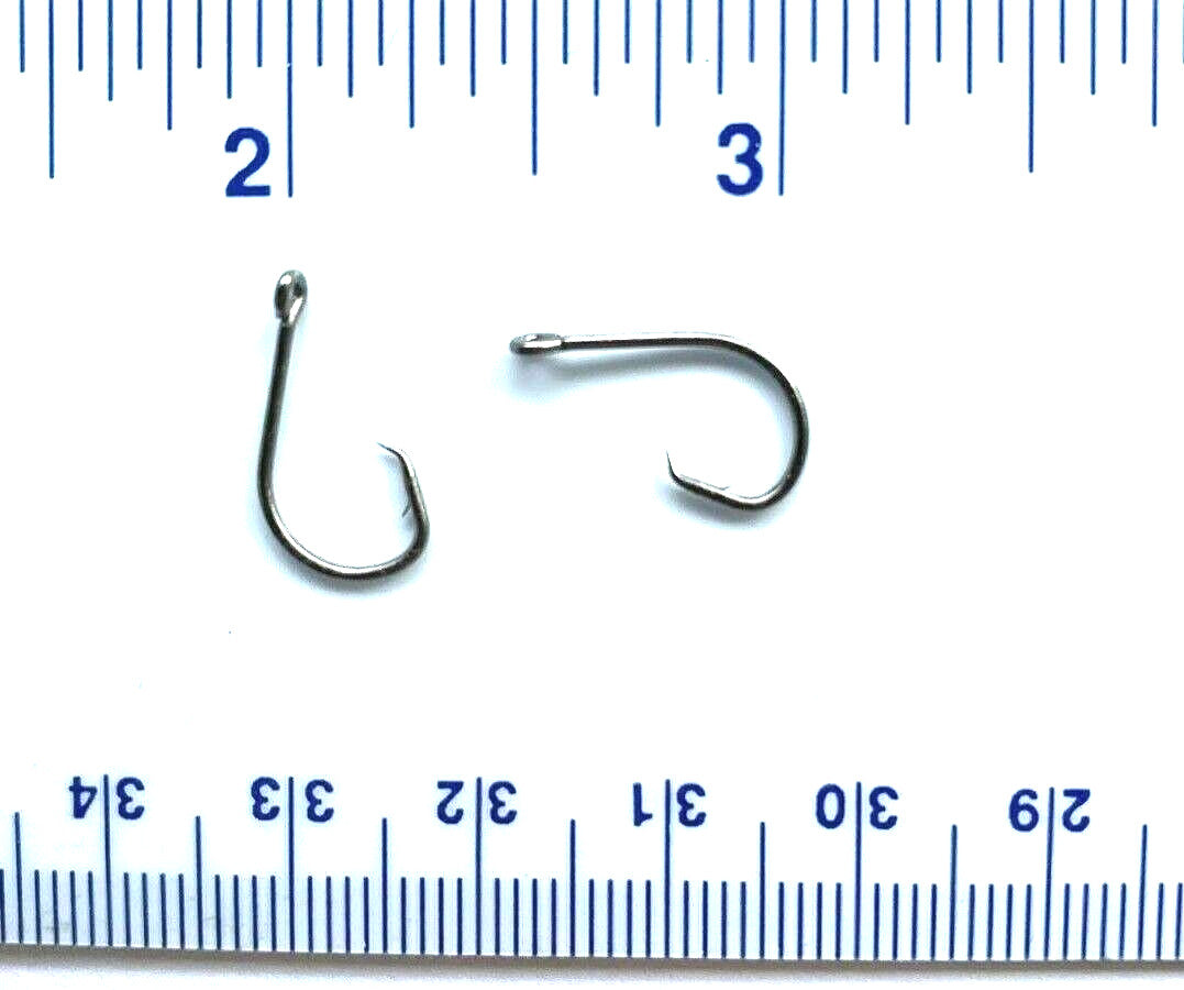 100 Size 8 Inline Circle Fish Hooks for Catfish Bass & More