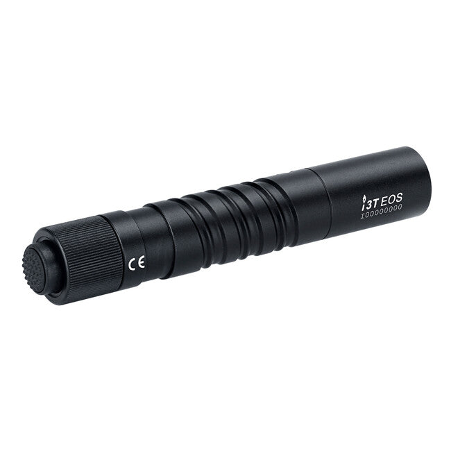 Slim LED Flashlight with Tail Switch - 180 Lumens, Black