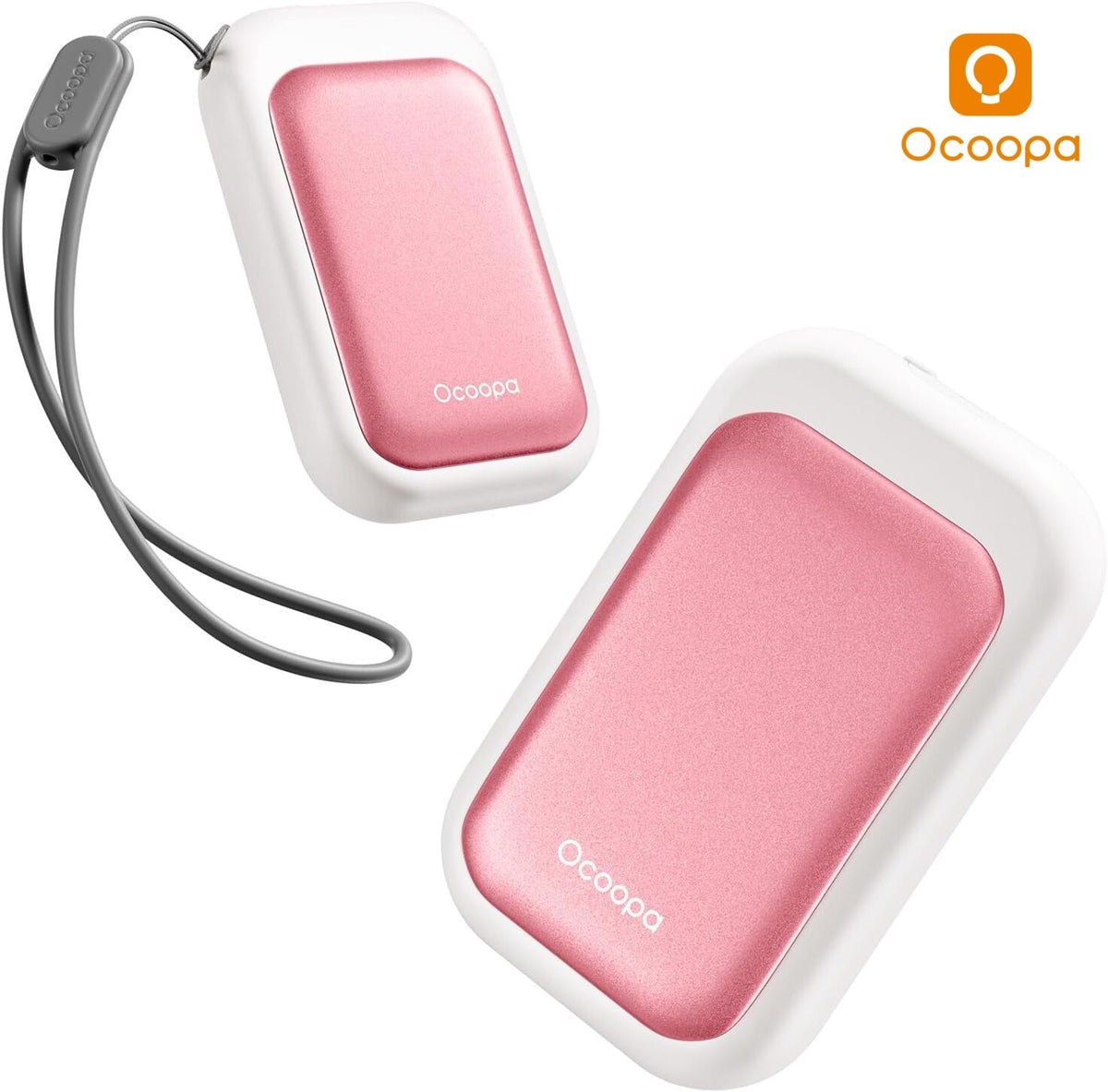 Rechargeable Magnetic Hand Warmers - Slim Pocketable Heater with 5000mAh Power Bank