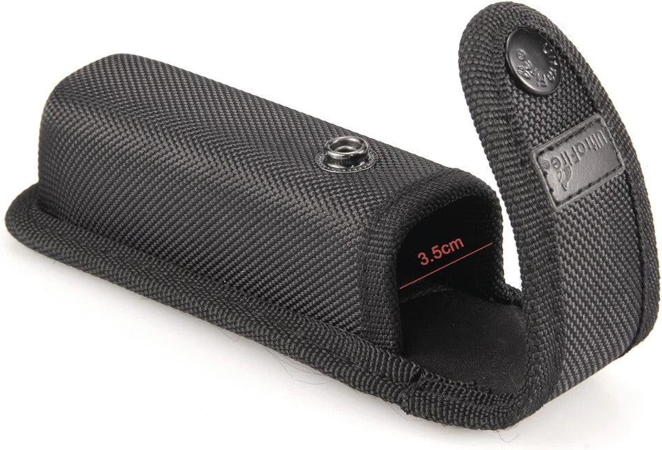 Tactical Flashlight Holster Nylon Case for Large Torch