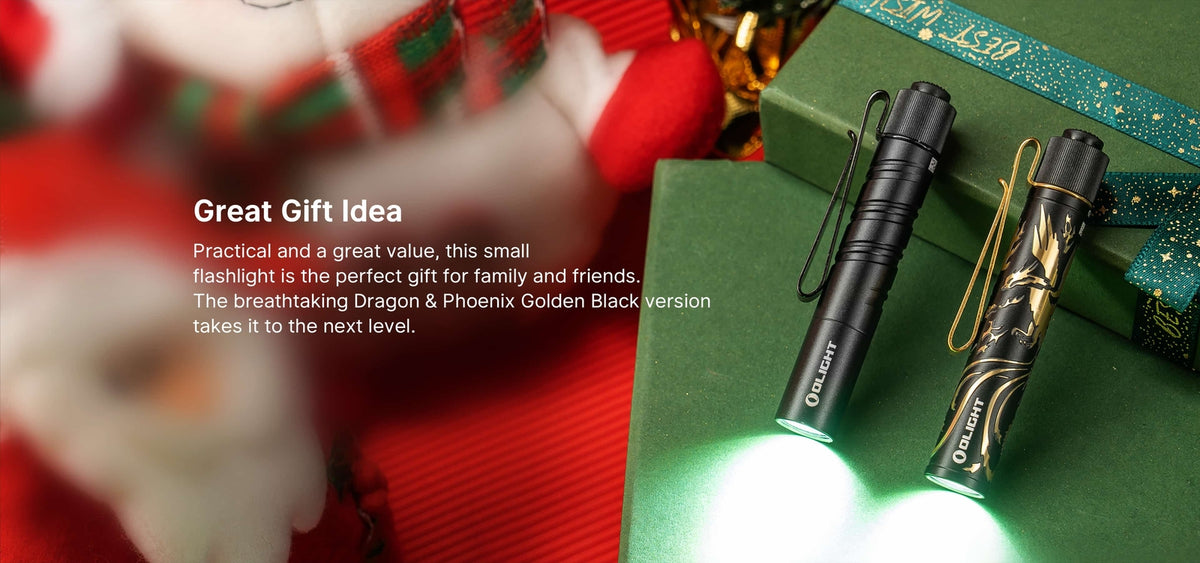 Rechargeable & AAA LED EDC Flashlight 200 Lumens Compact Portable Light