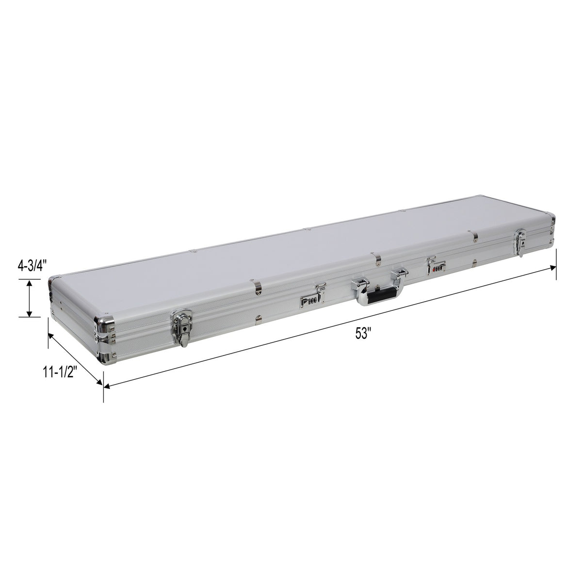 Hard Rifle Case with Lockable Combination & Foam Interior - Waterproof, Durable Transport