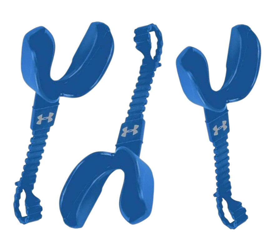 3 Youth Mouth Guards for Ages Up to 11 - Blue, Sports Safety Gear
