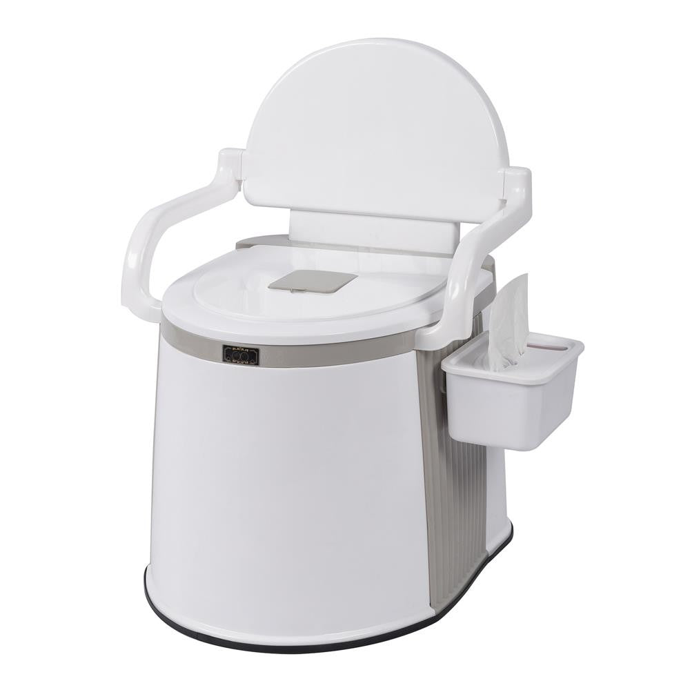 Portable Camping Toilet 5 Gallon with Tissue Box for Outdoor Travel & Hiking