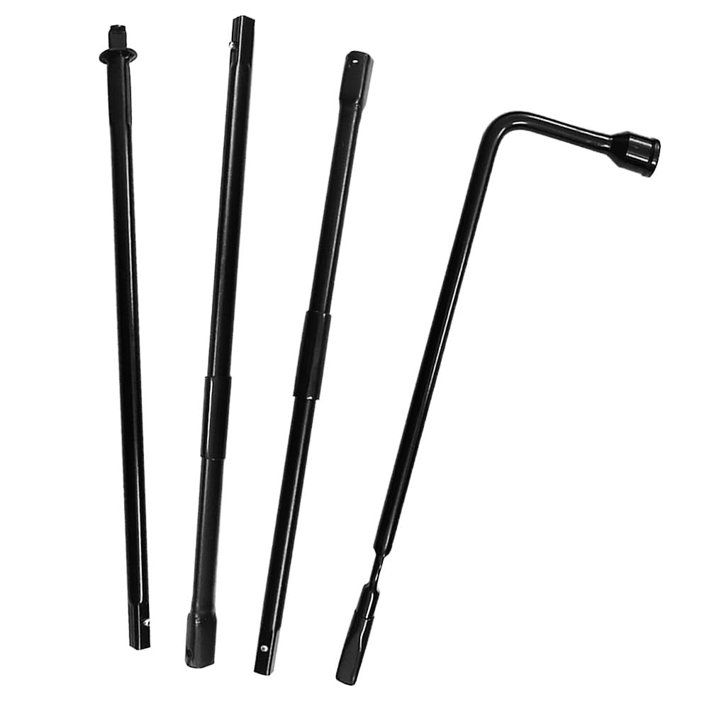 Spare Tire Tool Kit with 19mm Wrench for Vehicle Tire Change - Heavy Duty