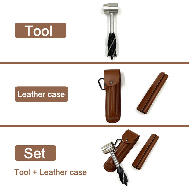 Outdoor Hand Drill Auger Wrench for Camping Bushcraft Survival Gear