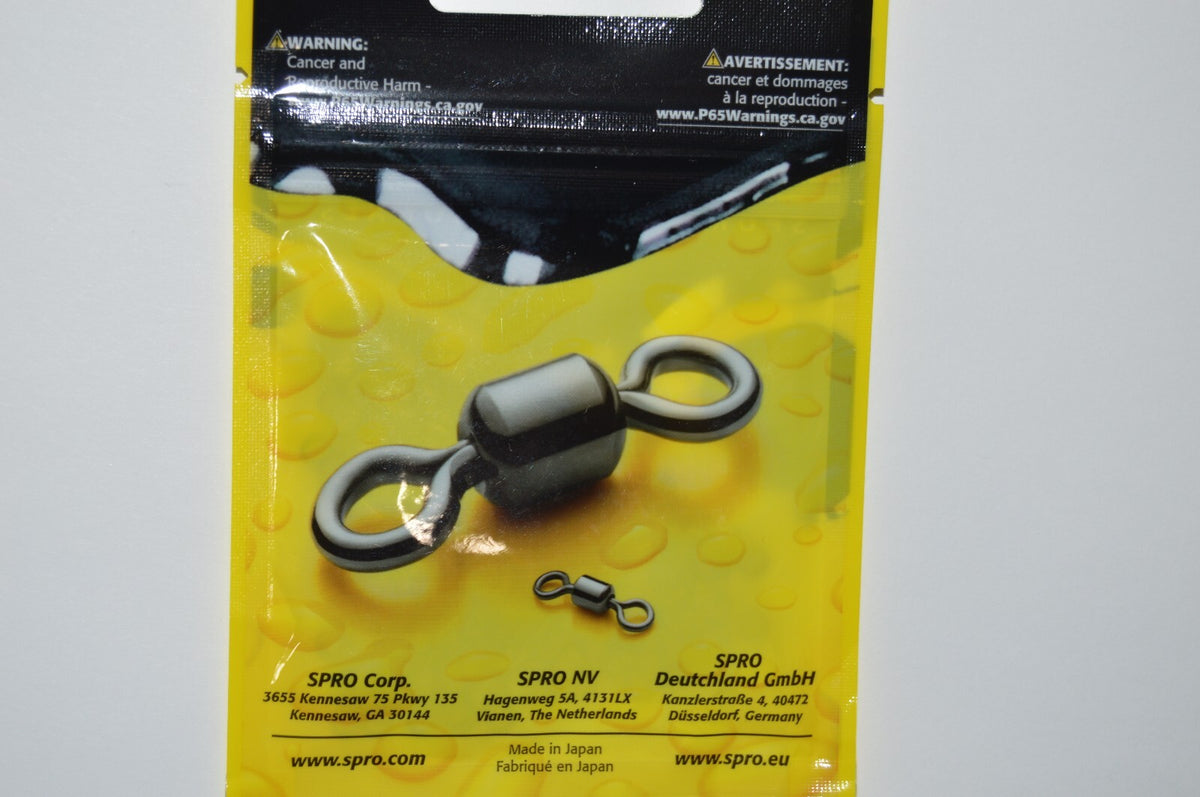 SPRO Power Swivel Size 4 130lb Test Fishing Swivel Pack of 50