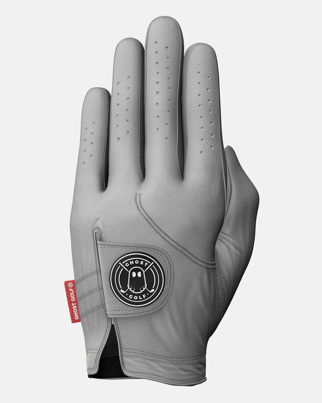 Men's Golf Glove Left-Hand Ghost Titanium Premium AAA Leather Small