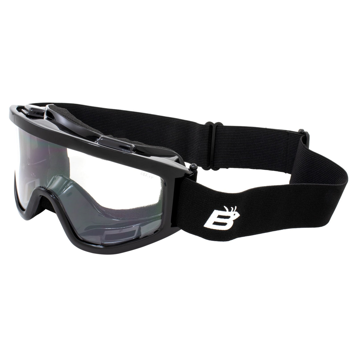 Motorcycle Goggles Fit Over Glasses Anti-Fog Shatterproof UV400 Clear Lenses