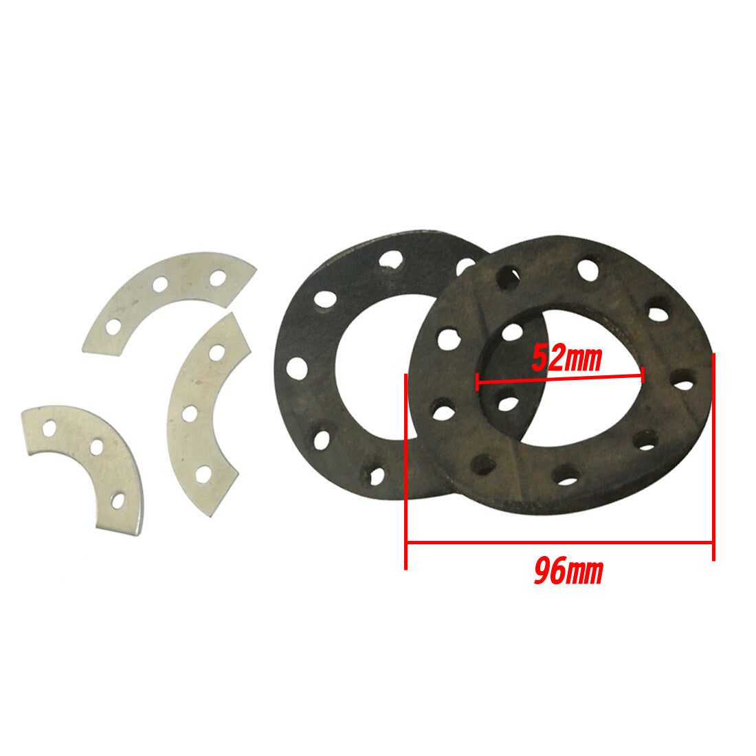 44 Tooth 9 Hole Rear Sprocket Kit for 49cc-80cc Motorized Bicycle