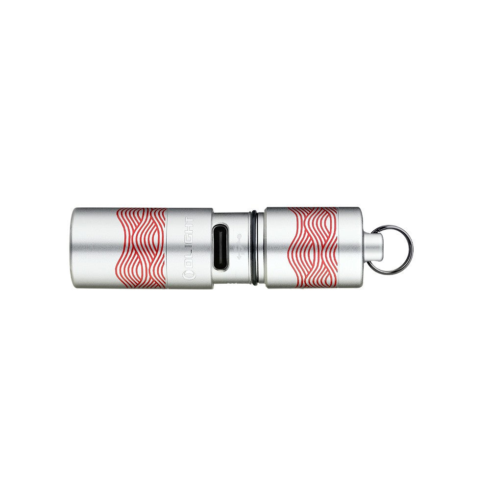 USB-C Rechargeable Keychain Flashlight 180 Lumens - Compact LED Torch