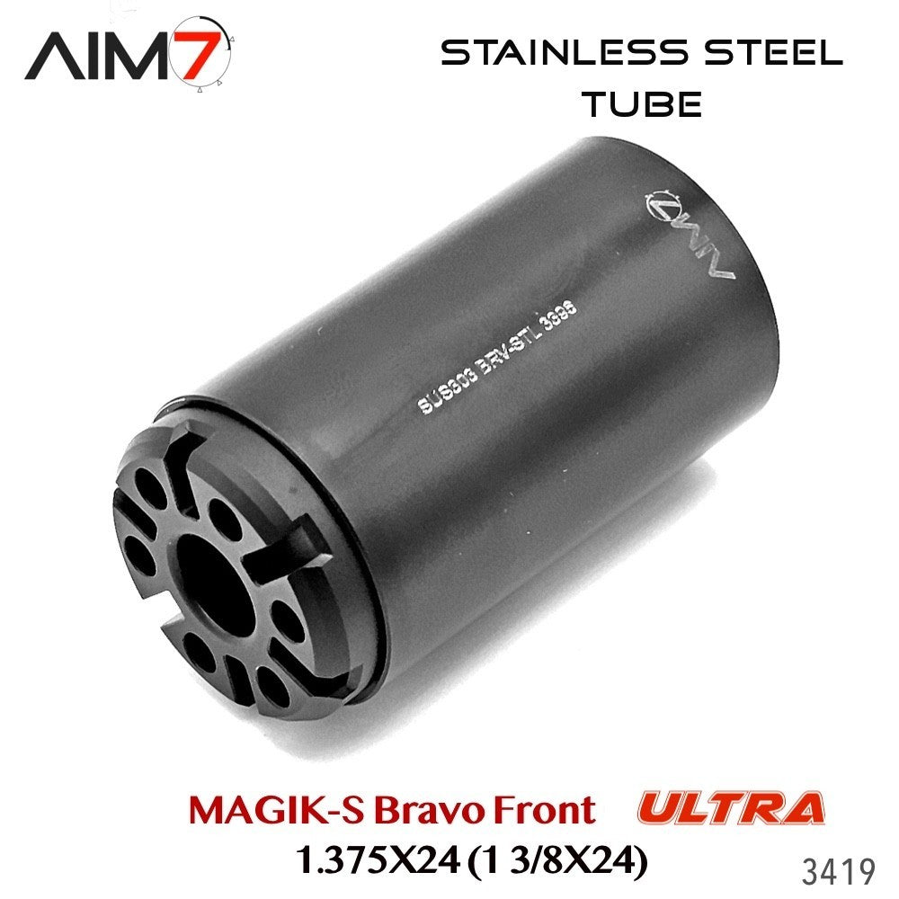 Modular Tube Assembly 1.375x24 HUB for Bravo-Pattern Systems - Stainless Steel