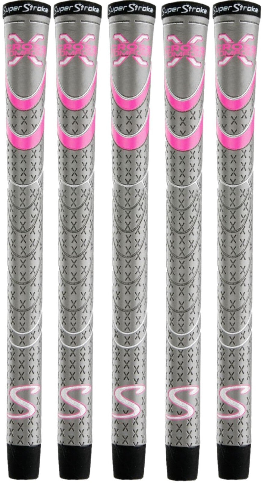 Golf Grip Set - Super Stroke Cross Comfort Undersize, Standard, Midsize & Jumbo